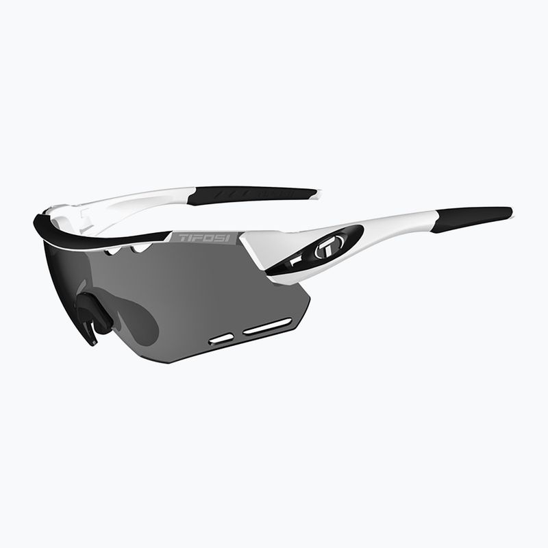 Cyklistické okuliare Tifosi Alliant 3 white black/smoke/ac red/clear 6