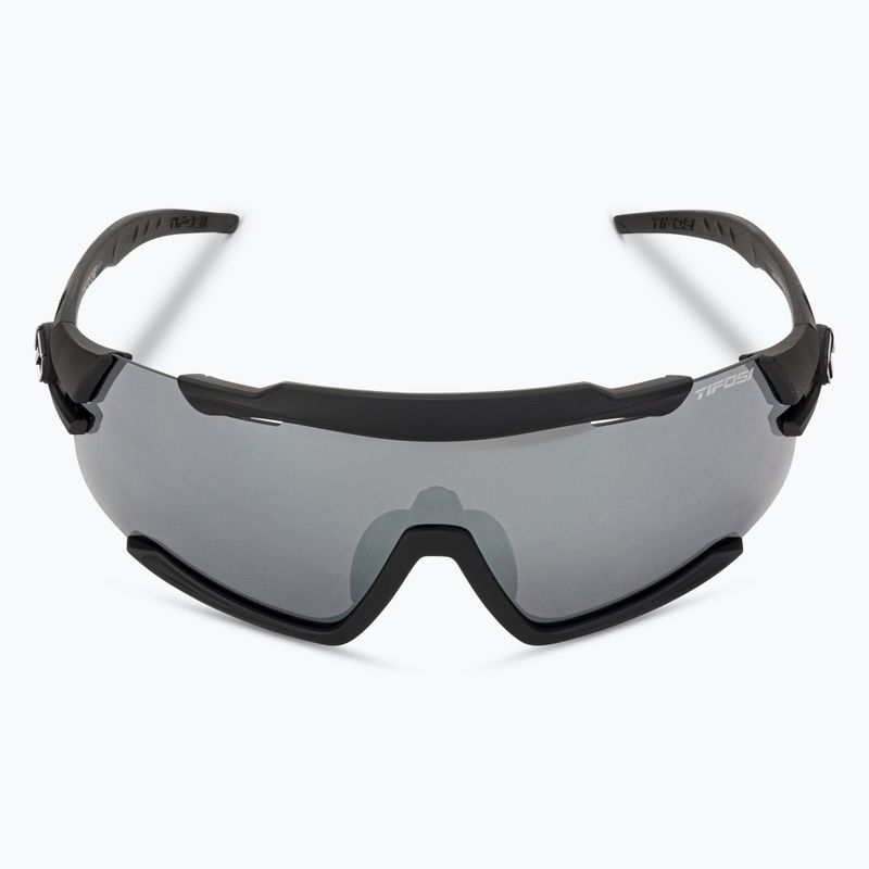 Cyklistické okuliare Tifosi Aethon 3 matte black/smoke/ac red/clear 4