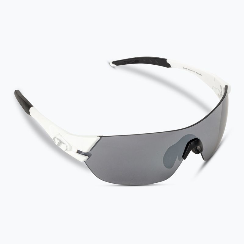 Cyklistické okuliare Tifosi Slice matte white/smoke/ac red/clear 2