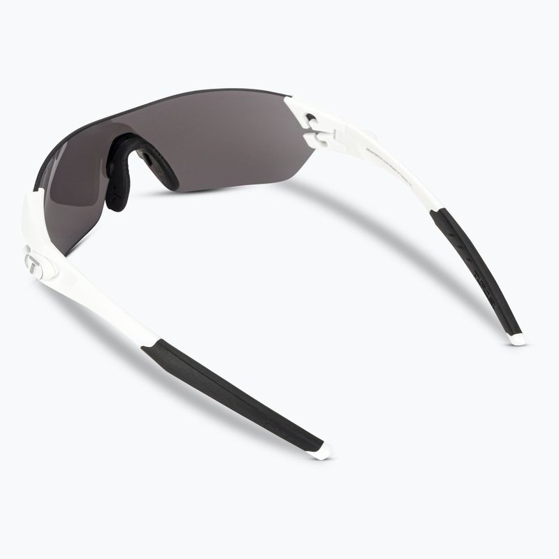 Cyklistické okuliare Tifosi Slice matte white/smoke/ac red/clear 3