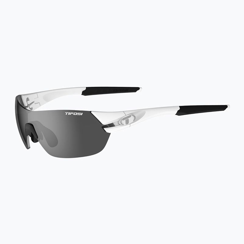 Cyklistické okuliare Tifosi Slice matte white/smoke/ac red/clear 6