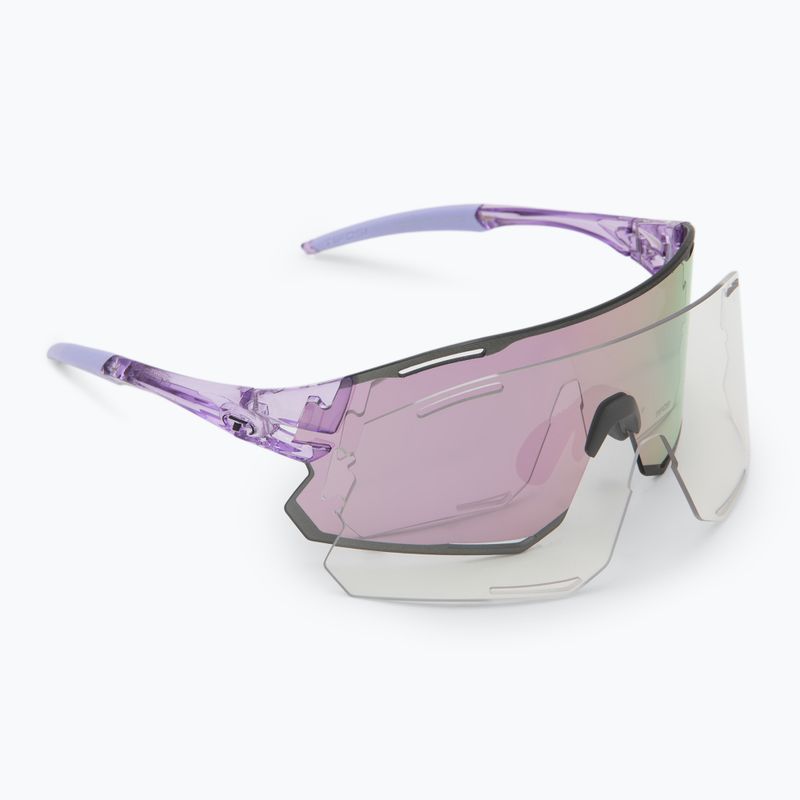 Slnečné okuliare Tifosi Rail Race Clarion crystal purple/clarion purple/clear