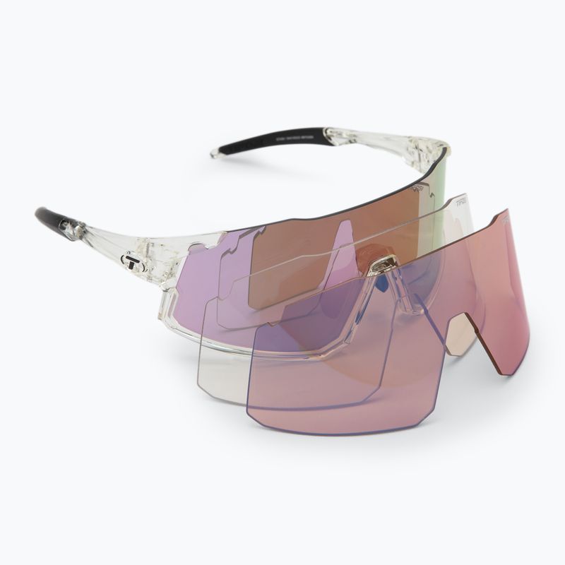 Slnečné okuliare Tifosi Stash Clarion crystal clear/purple/ac red/clear