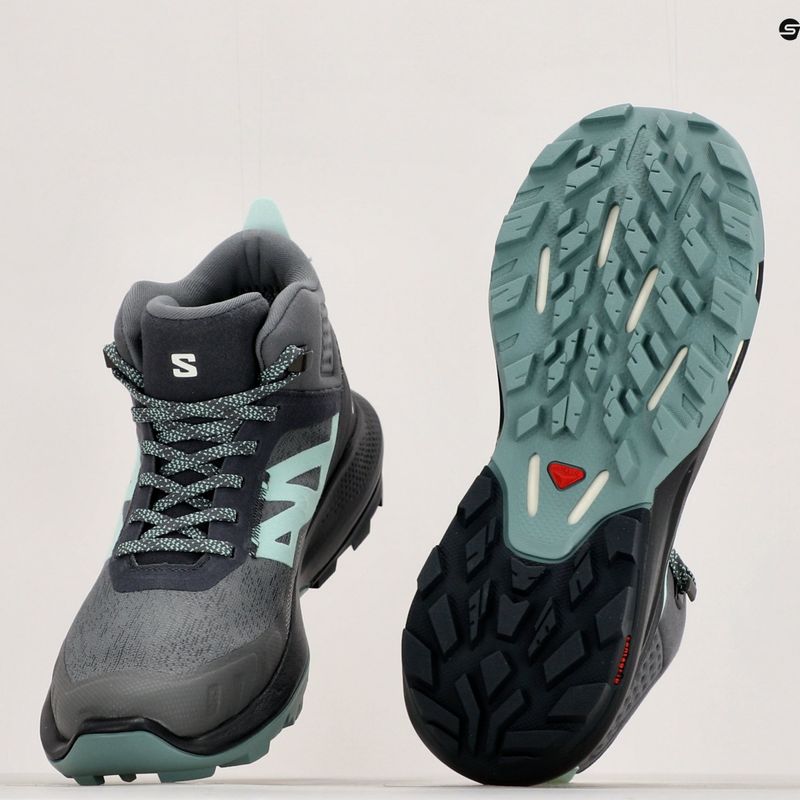 Salomon Outpulse Mid GTX dámske trekové topánky ebony/qush/ebony 20
