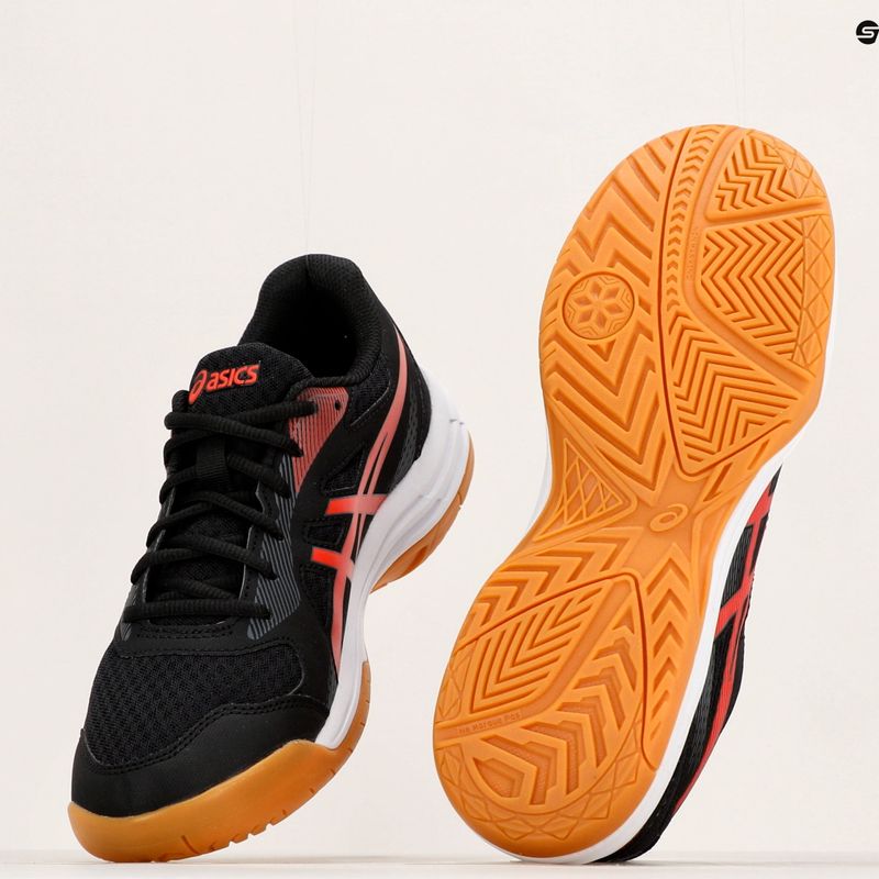 Pánska squashová obuv ASICS Upcourt 5 black / classic red 13