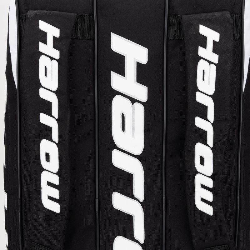 Tenisová taška Harrow Pro Racquet Bag black/silver 9