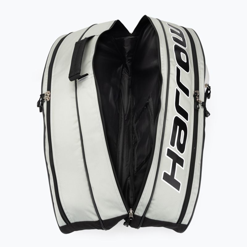 Tenisová taška Harrow Pro Racquet Bag black/silver 10
