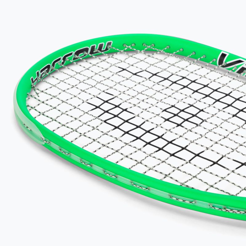 Squashová raketa Harrow Vibe limetková/čierna 5
