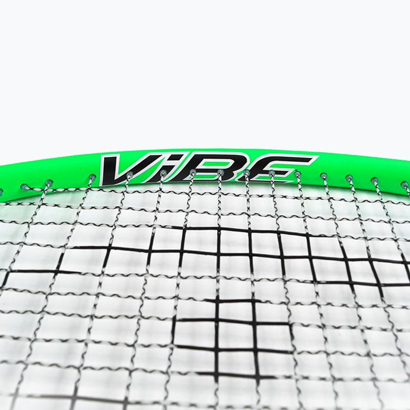 Squashová raketa Harrow Vibe limetková/čierna 9