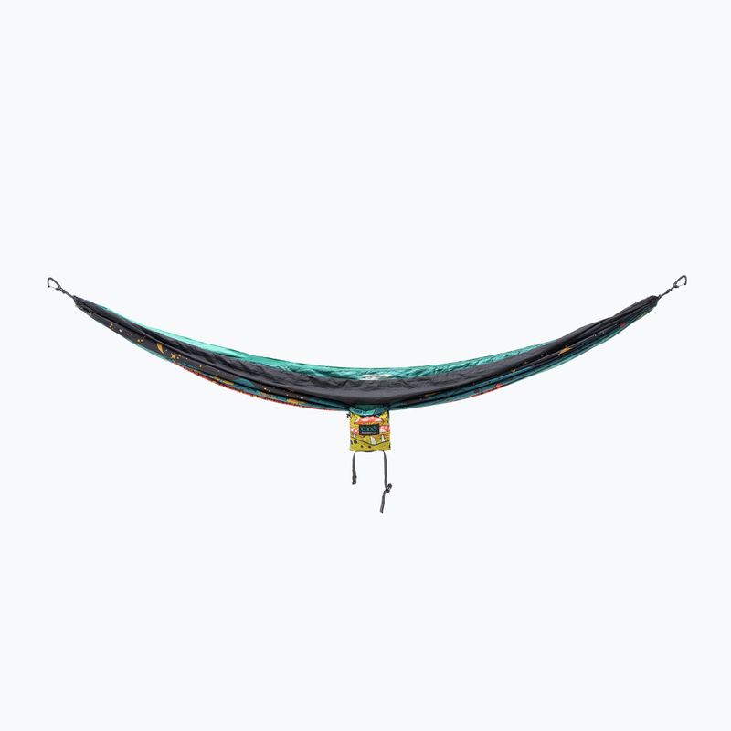 ENO DoubleNest Print turistická hojdacia sieť na deň až noc 2