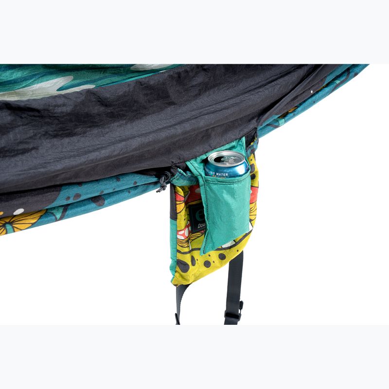 ENO DoubleNest Print turistická hojdacia sieť na deň až noc 3