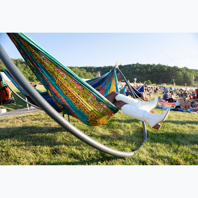 ENO DoubleNest Print turistická hojdacia sieť na deň až noc 10