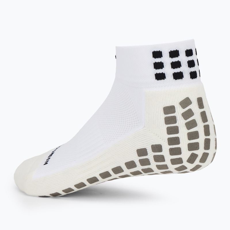 Futbalové ponožky TRUsox Ankle Length Cushion 3.0 biele/čierne 2