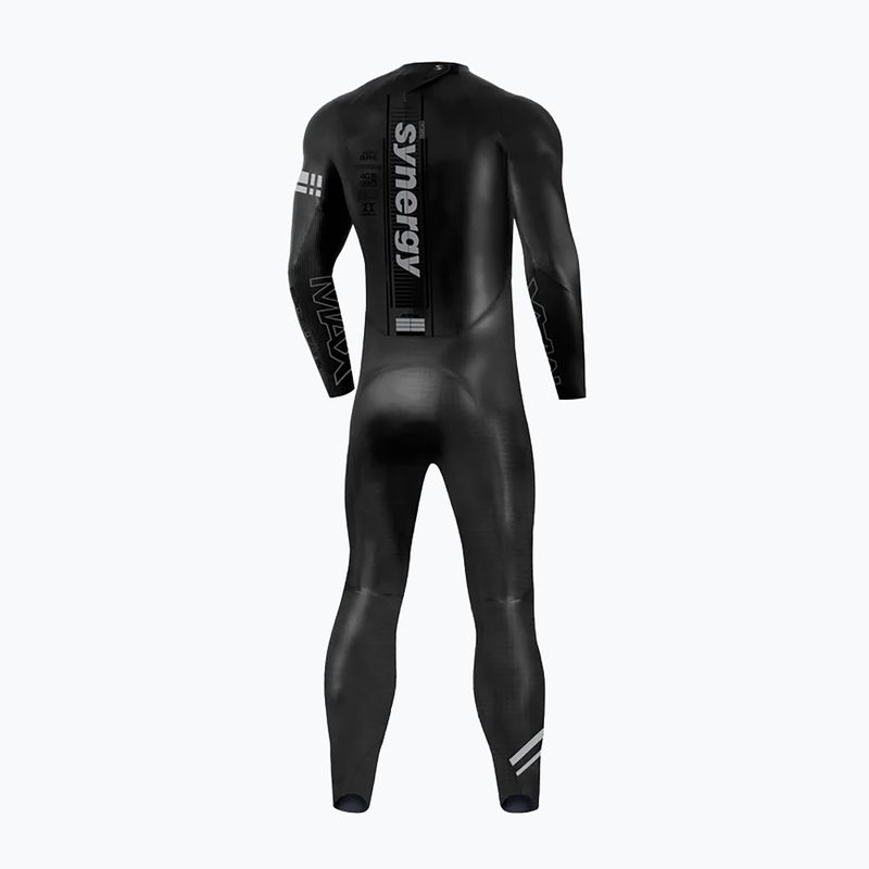 Pánska triatlonová kombinéza Synergy Hybrid EFX4 Full Sleeve Triathlon black 2