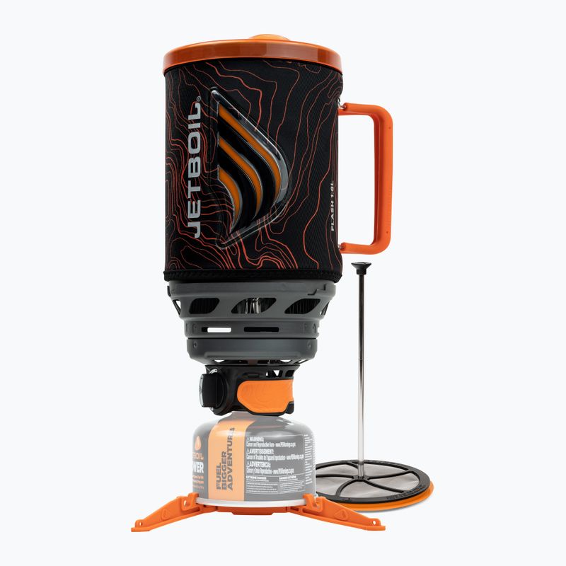 Turistický varič Jetboil Flash Java Personal Cooking System + Coffee Press Silicone topo 3