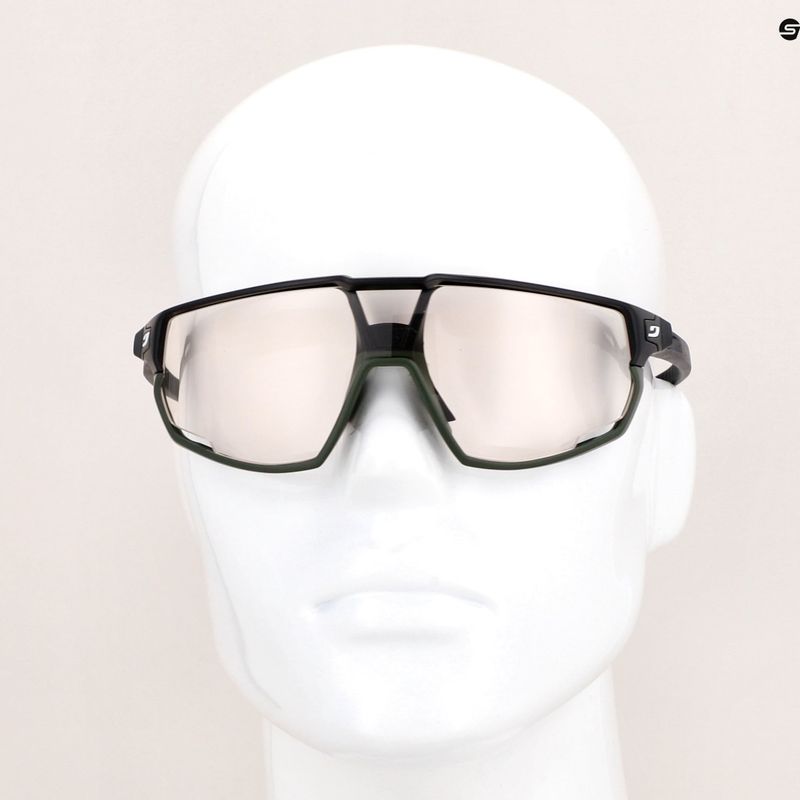 Cyklistické okuliare Julbo Rush R Eactiv 0-3 High Contrast matná čierna/khaki 10