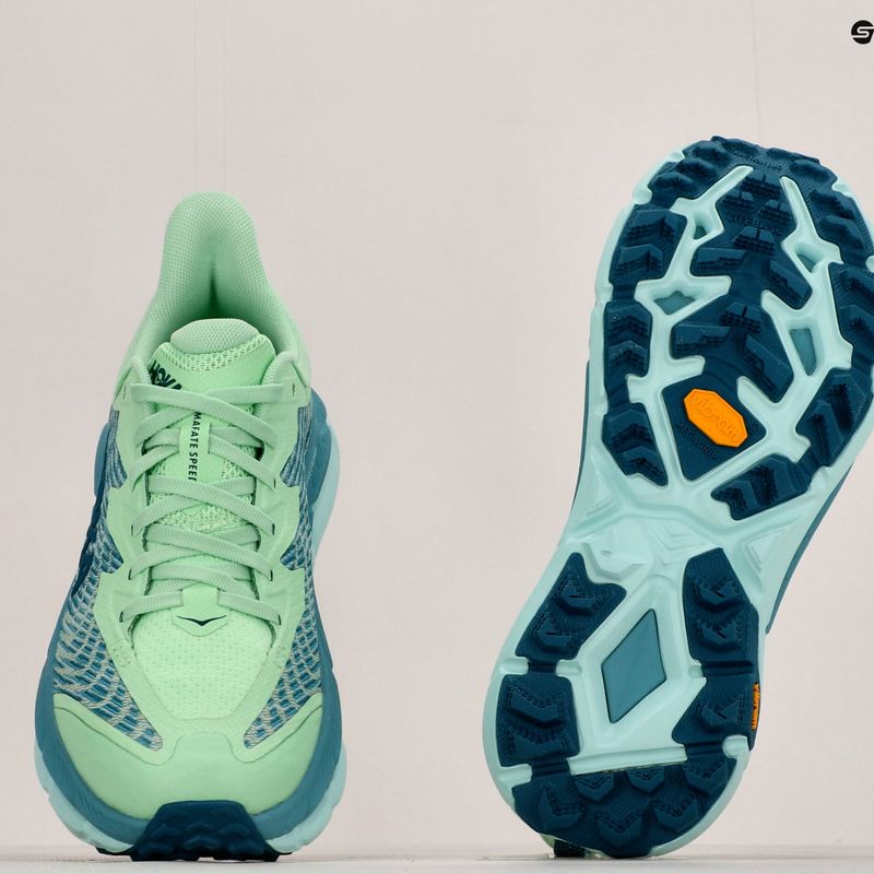 Dámska bežecká obuv HOKA Mafate Speed 4 lime glow/ocean mist 13