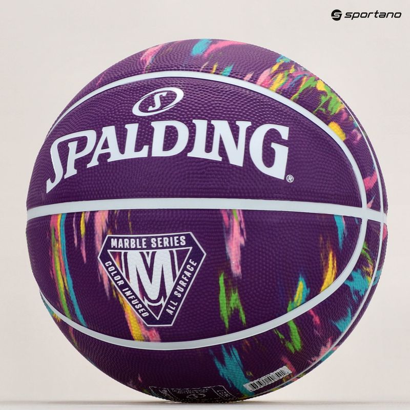 Spalding Marble purple basketball 84403Z veľkosť 7 6