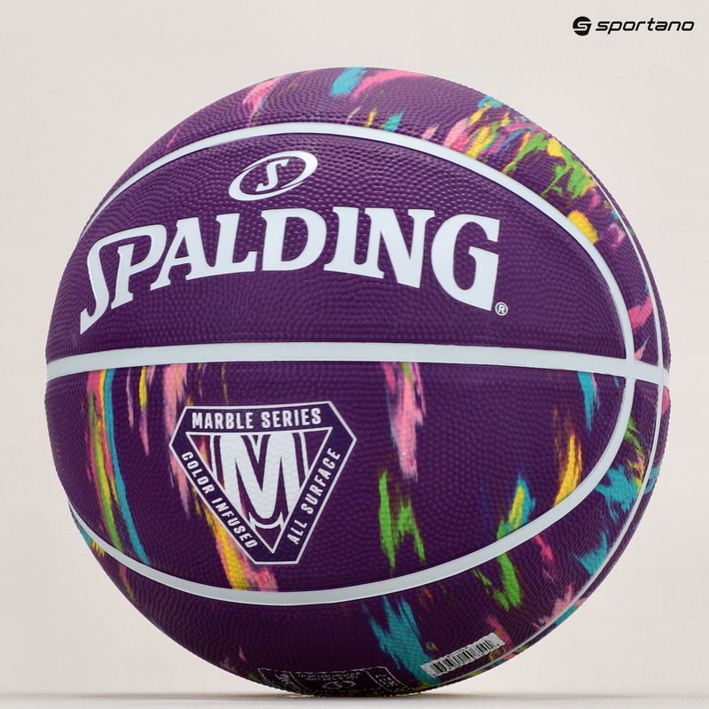 Spalding Marble purple basketball 84403Z veľkosť 7 5