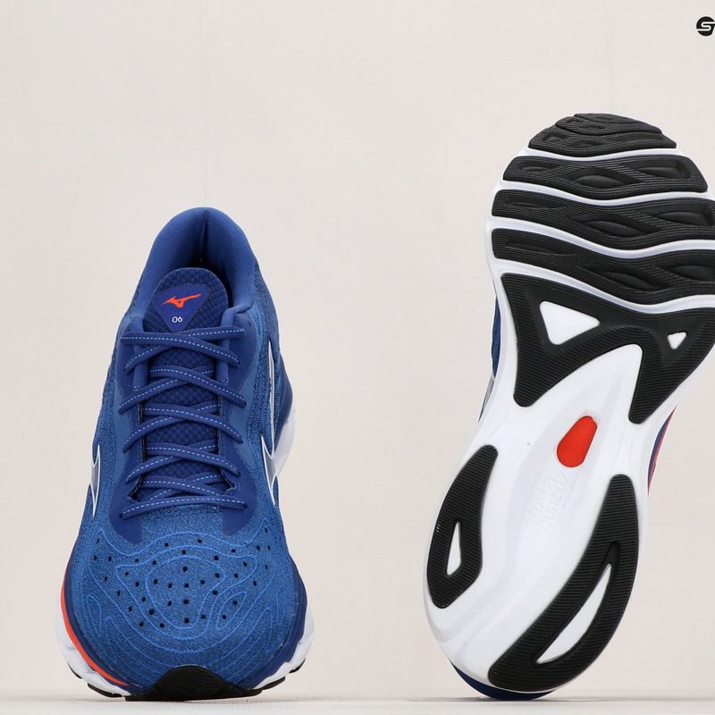 Pánska bežecká obuv Mizuno Wave Sky 6 turquoise sea/white/cherry tomato 13