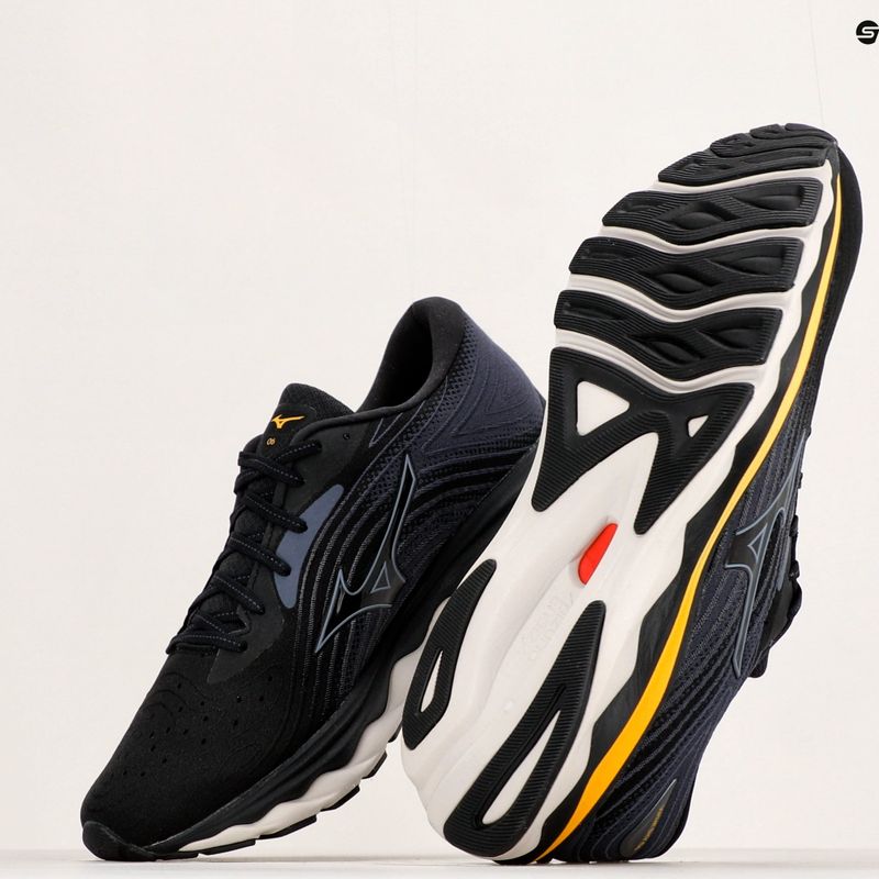 Pánska bežecká obuv Mizuno Wave Sky 6 black/tradewinds/gold fusion 11