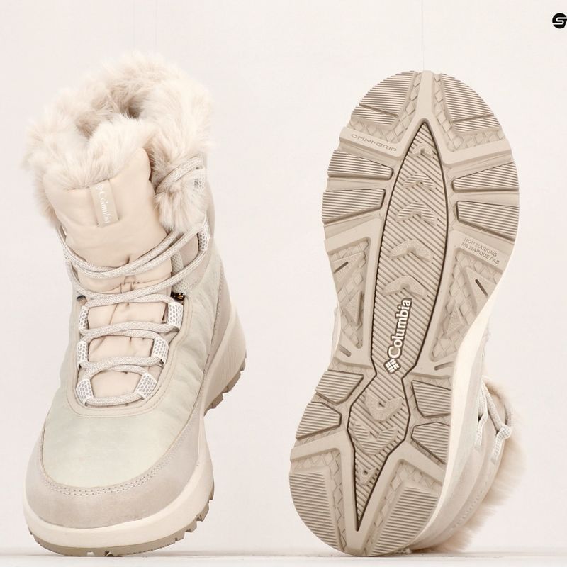 Columbia Slopeside Peak Luxe dark stone/sea salt dámske snehové topánky 25