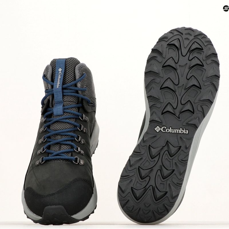 Columbia Trailstorm Crest Mid WP shark/admiral pánske trekové topánky 21