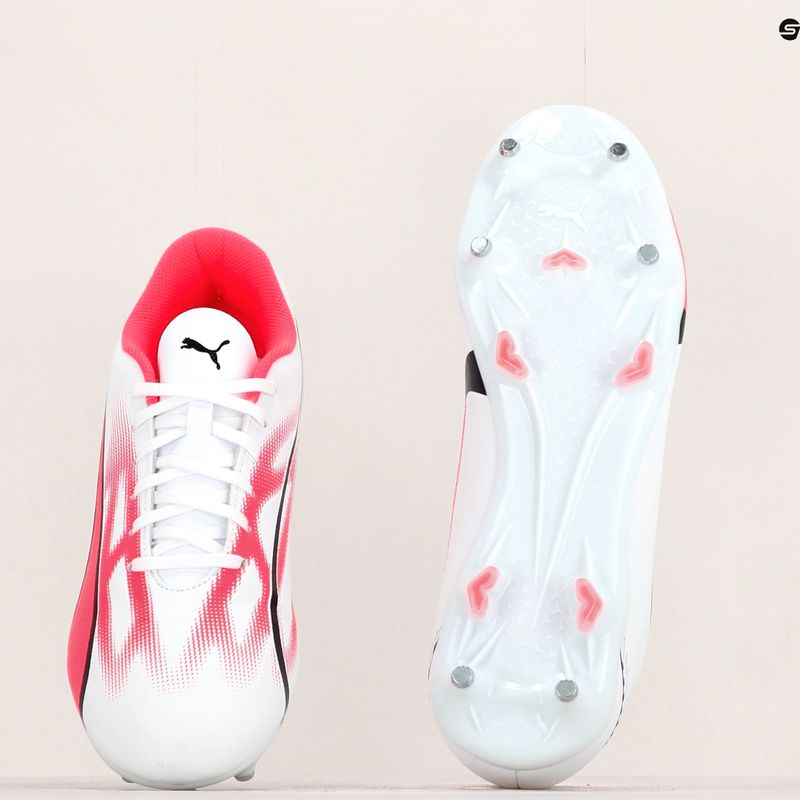 Pánske kopačky PUMA Ultra Play MXSG puma white/puma black/fire orchid 12