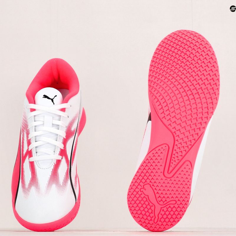 Detské kopačky PUMA Ultra Play IT Jr puma white/puma black/fire orchid 17