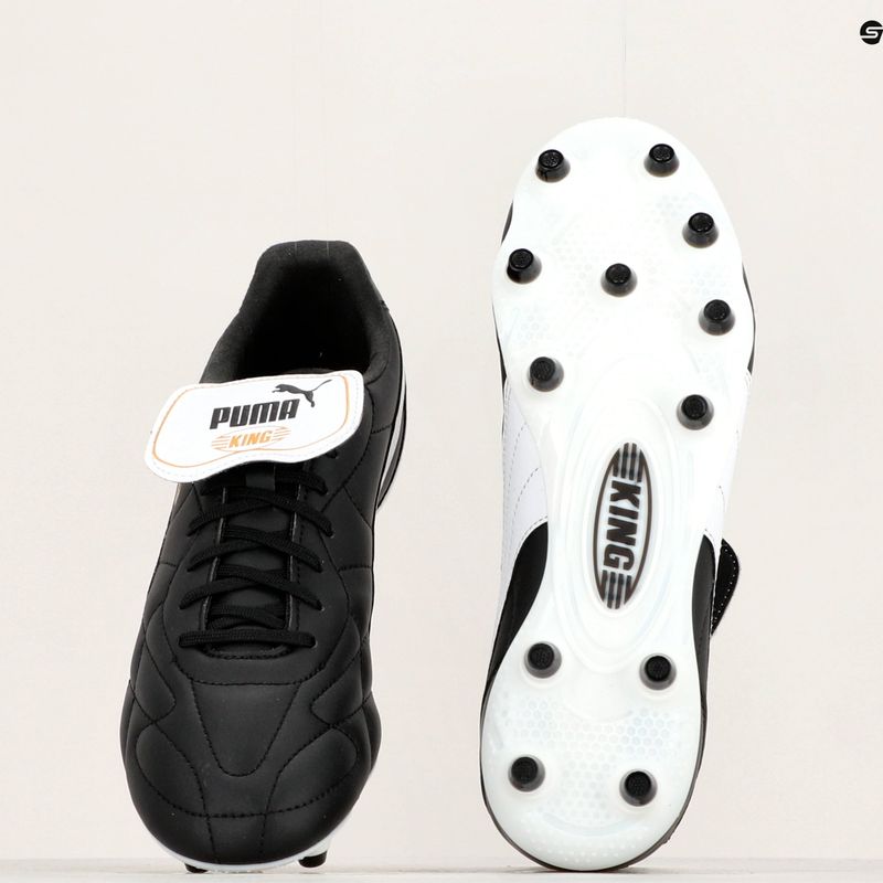 Pánske kopačky PUMA King Top FG/AG puma black/puma white/puma gold 17