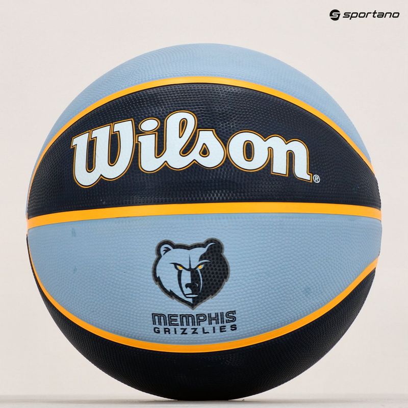 Wilson NBA Team Tribute Memphis Grizzlies basketbal modrý WTB1300XBMEM veľkosť 7 6