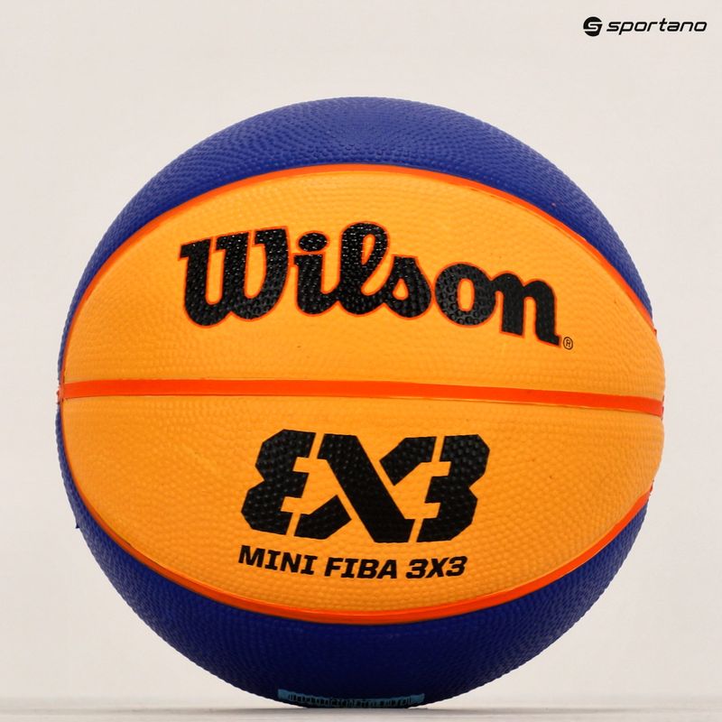 Basketbalová lopta Wilson Fiba 3X3 Mini Rubber WTB1733XB veľkosť 3 7