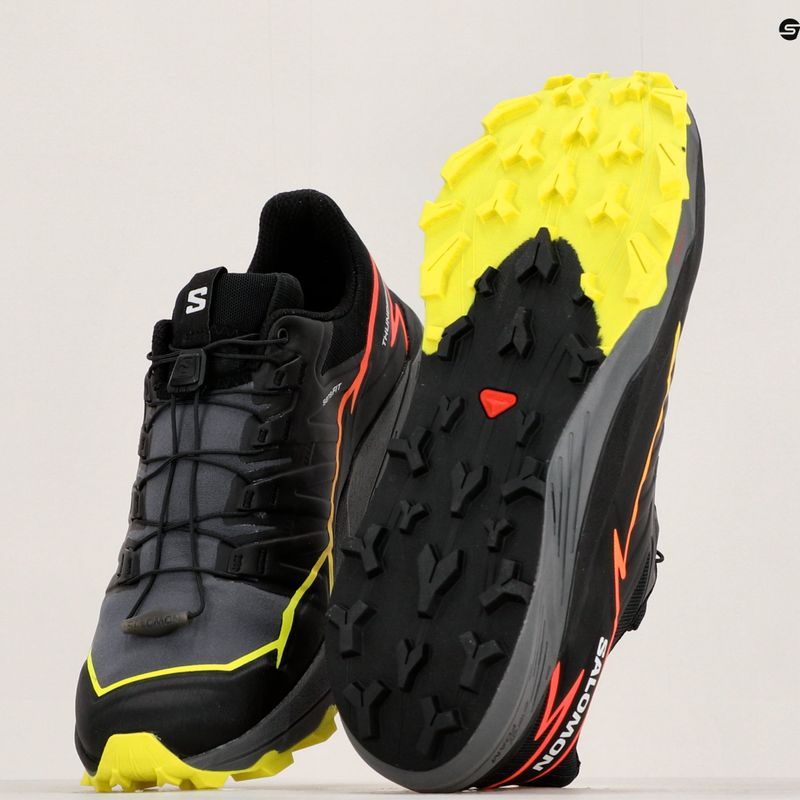 Salomon Thundercross pánska bežecká obuv black/quiet shade/fiery coral 17