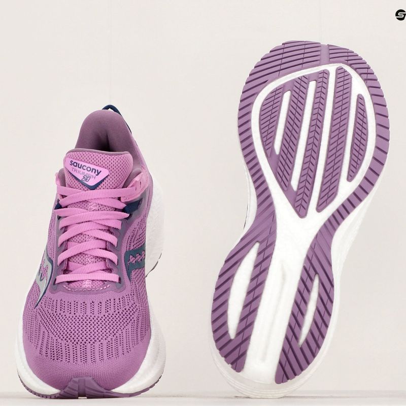 Dámska bežecká obuv Saucony Triumph 21 grape/indigo 12