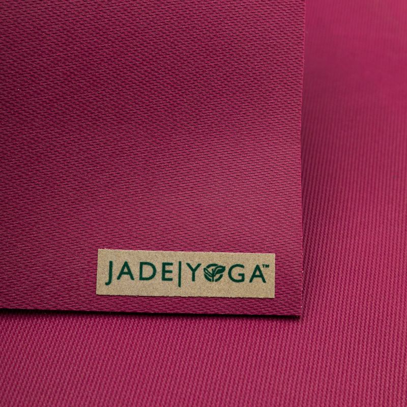 JadeYoga Harmony podložka na jogu 3/16" 68" 5 mm bordová 368RB 3