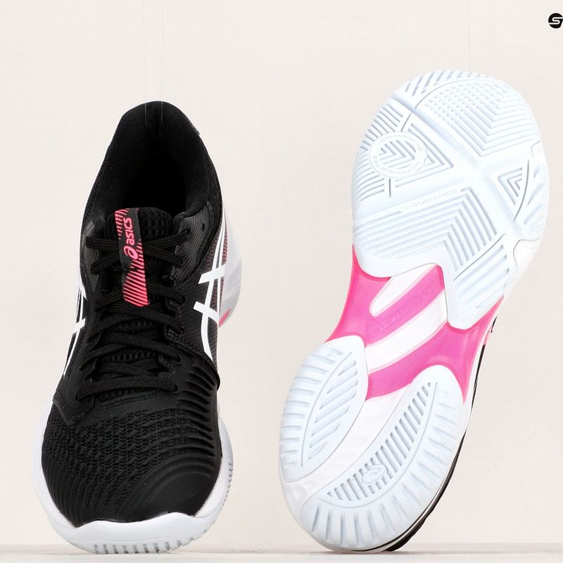 Dámska volejbalová obuv ASICS Netburner Ballistic FF 3 black / hot pink 13