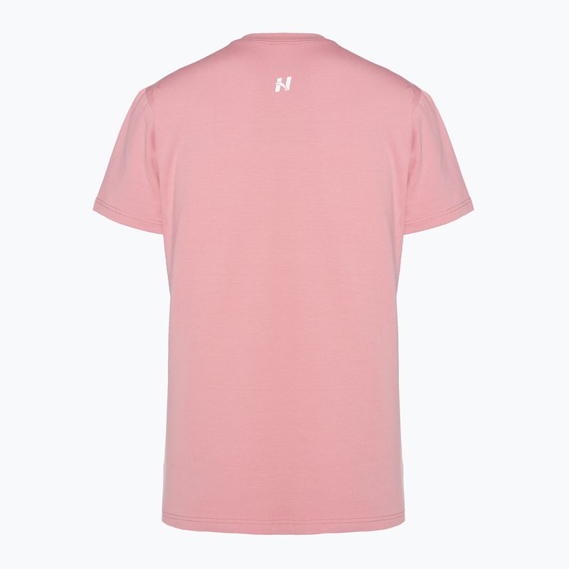 Dámske tréningové tričko NEBBIA Invisible Logo old rose 8