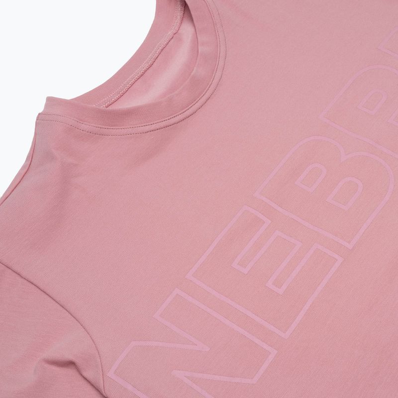 Dámske tréningové tričko NEBBIA Invisible Logo old rose 10