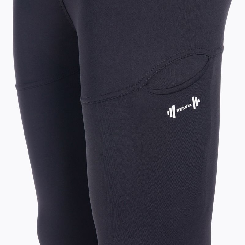 Dámske legíny NEBBIA Active High-Waist Smart Pocket čierne 42 3