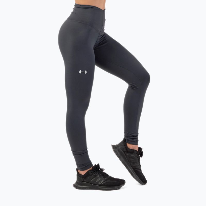 Dámske legíny NEBBIA Classic Performance High-Waist šedé 4311