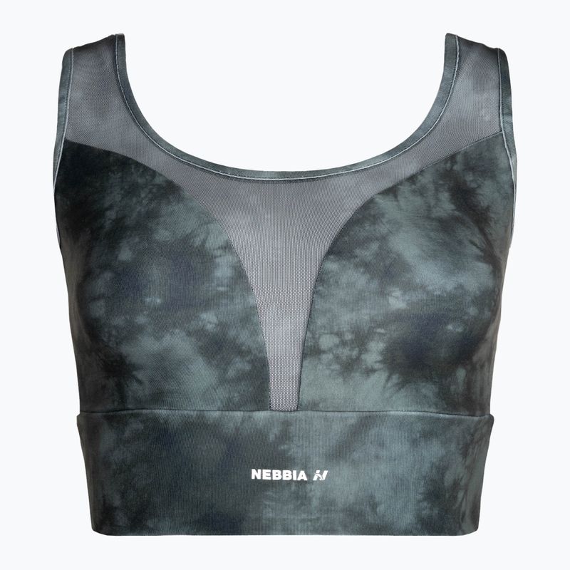 NEBBIA Mesh Sports 'Breathe' camo zelená fitness podprsenka 4