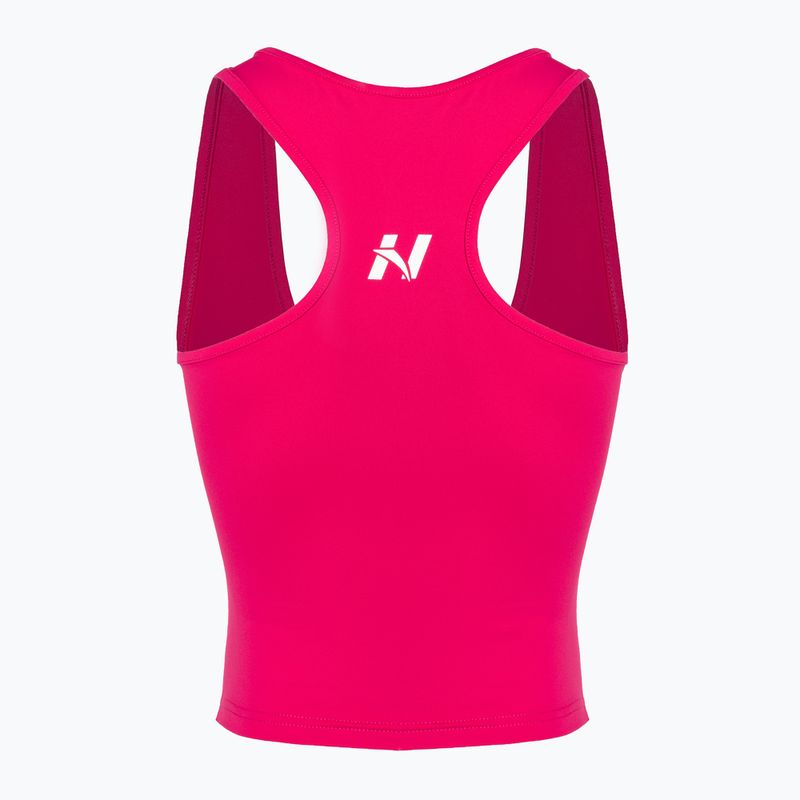 Dámske tréningové tielko NEBBIA Sporty Slim Fit Crop pink 5