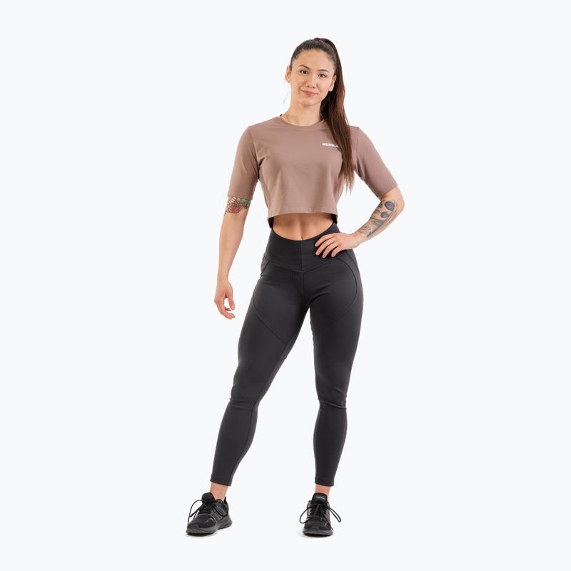 Dámske tréningové legíny NEBBIA Lifting Effect Bubble Butt black 4