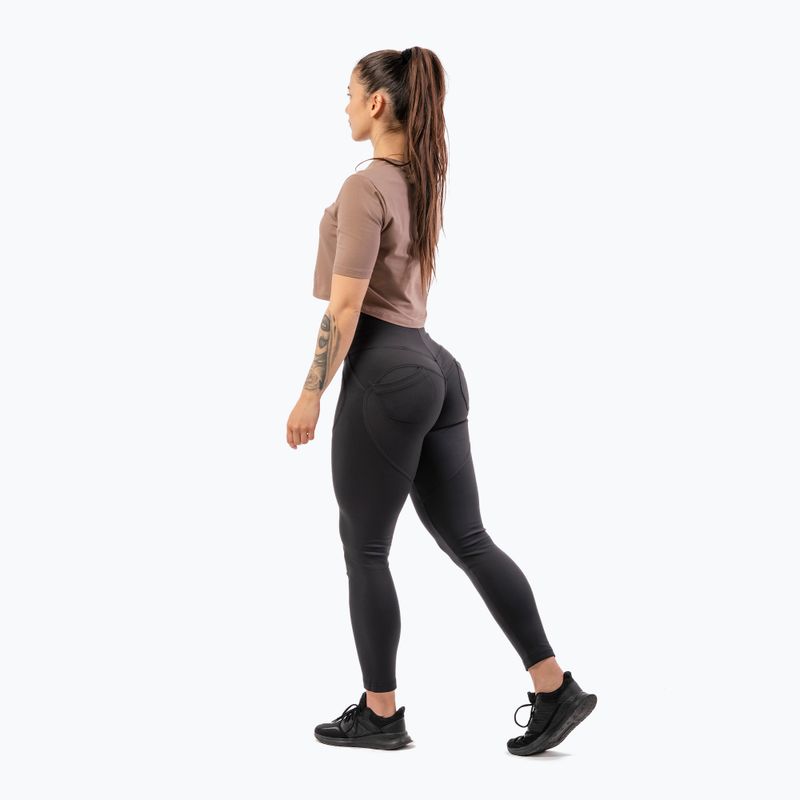Dámske tréningové legíny NEBBIA Lifting Effect Bubble Butt black 5