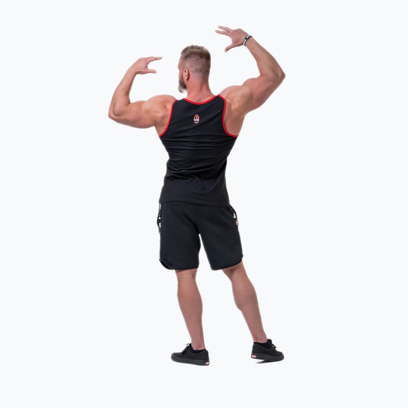 NEBBIA Old-School Muscle pánske tréningové tielko čierne 19313 2
