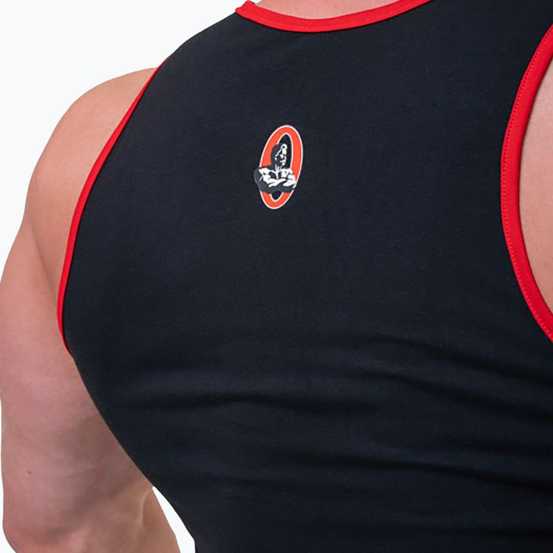 NEBBIA Old-School Muscle pánske tréningové tielko čierne 19313 4