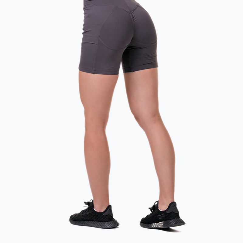 NEBBIA Biker Fit & Smart dámske tréningové šortky fialové 575281 2
