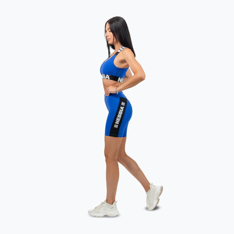 Fitness podprsenka NEBBIA Ikoniczny niebieski 4