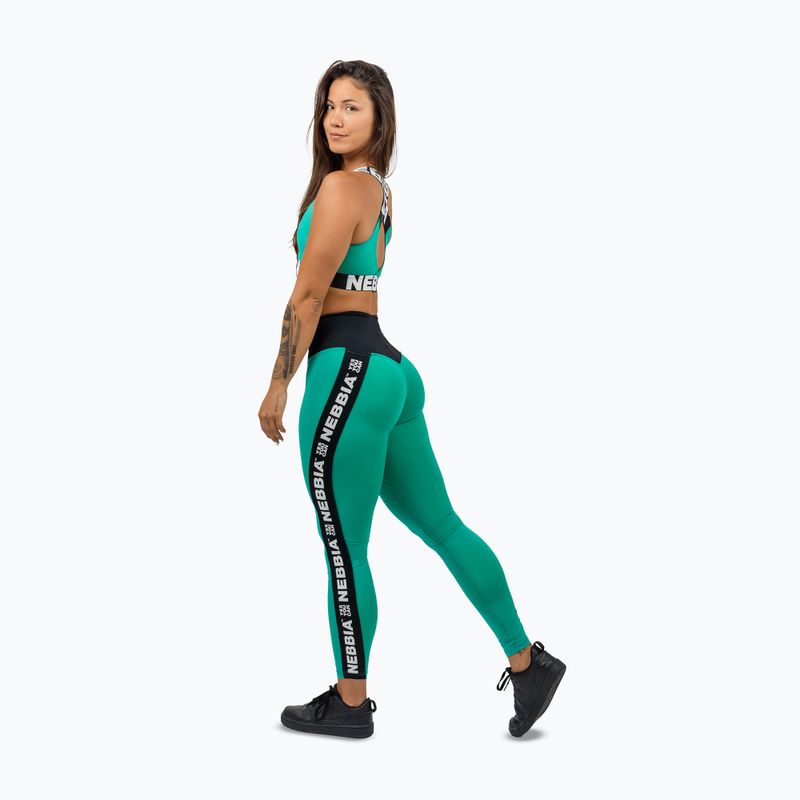 Fitness podprsenka NEBBIA Ikoniczna zieleń 4