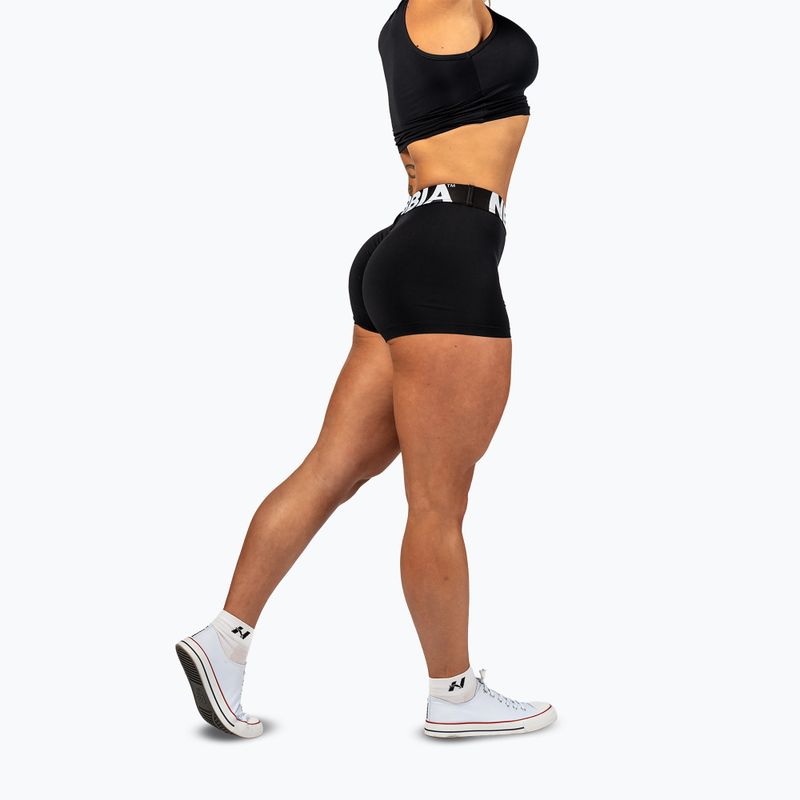Dámske tréningové šortky NEBBIA Glute Pump black 3